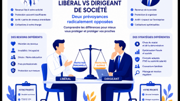 Profession libérale vs dirigeant : protéger ses revenus et son activité